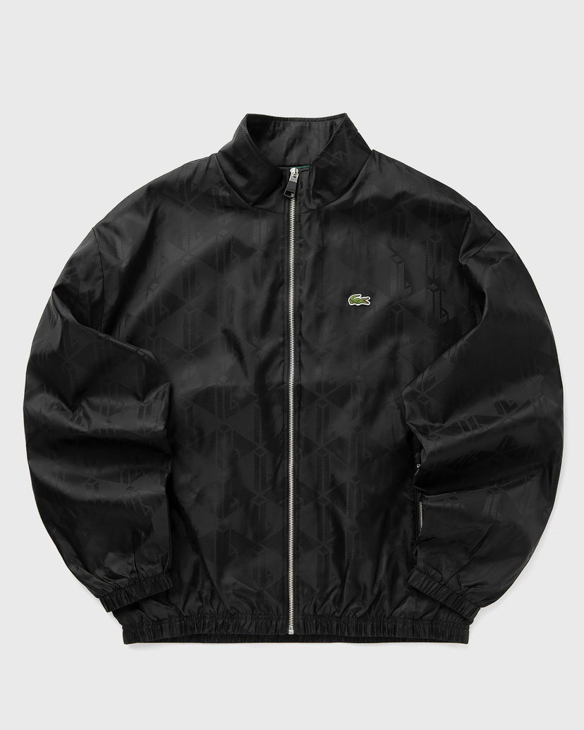 Trenerka Lacoste Sportsuit-Jacket with Monogramm Track Jacket Crna | BH4001-031