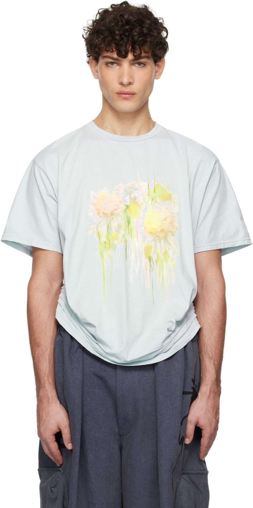 Majica kratkih rukava Collina Strada Collina Strada Katina Duo Graphic T-Shirt Zelena | XX3053