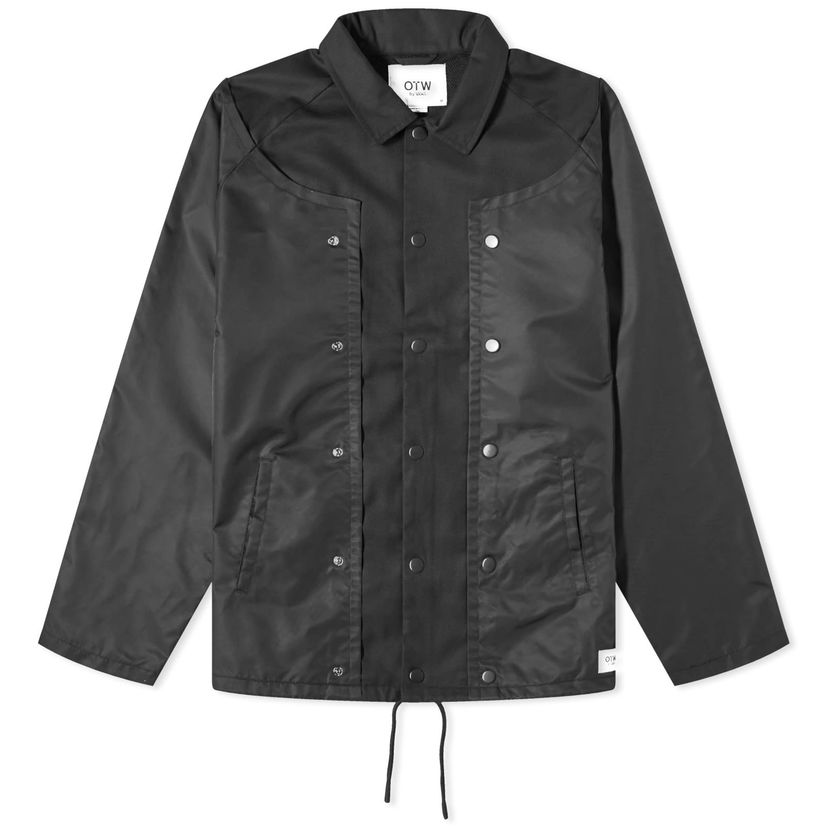Jakna Vans OTW Duo Tone Coaches Jacket Crna | VN000GBXBLK