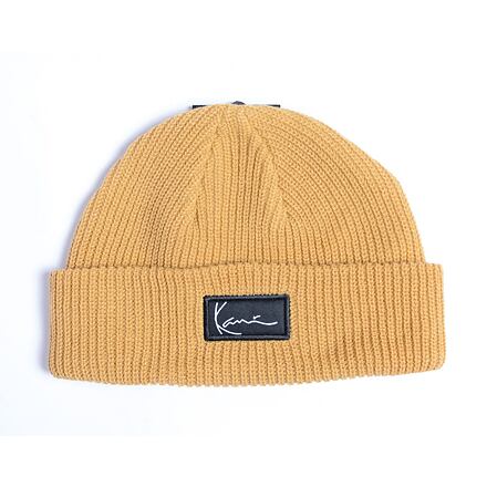 Kapica Karl Kani Woven Signature Essential Fisherman Beanie Bež | kk7020347