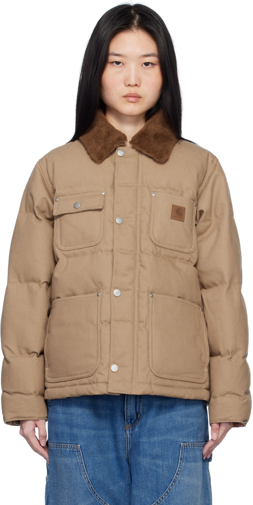 Pernata jakna Carhartt WIP Work In Progress Rayley Insulated Jacket Bež | I033906 2FSXX