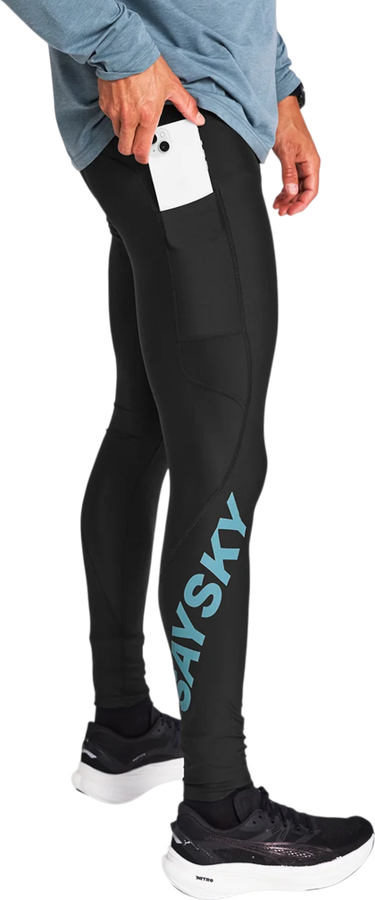 Čarape Saysky Logo Motion+ Long Tights Crna | omrlt51c901-omrlt51c901, 1