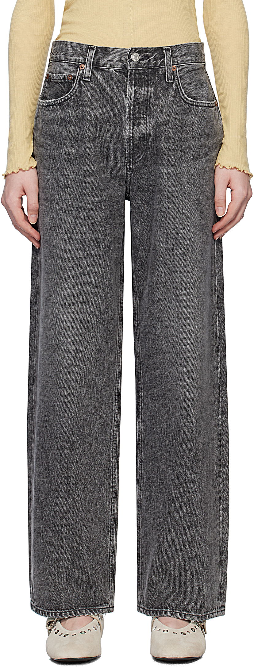 Jeans AGOLDE AGOLDE Low Slung Baggy Jeans Siva | A9079C-1346