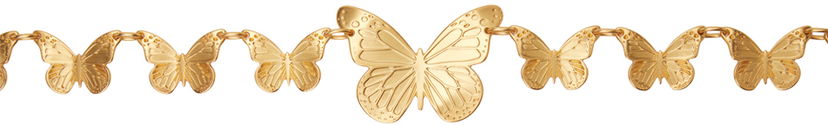 Ogrlica Blumarine Blumarine Butterfly Belt Metalik | A344W048A