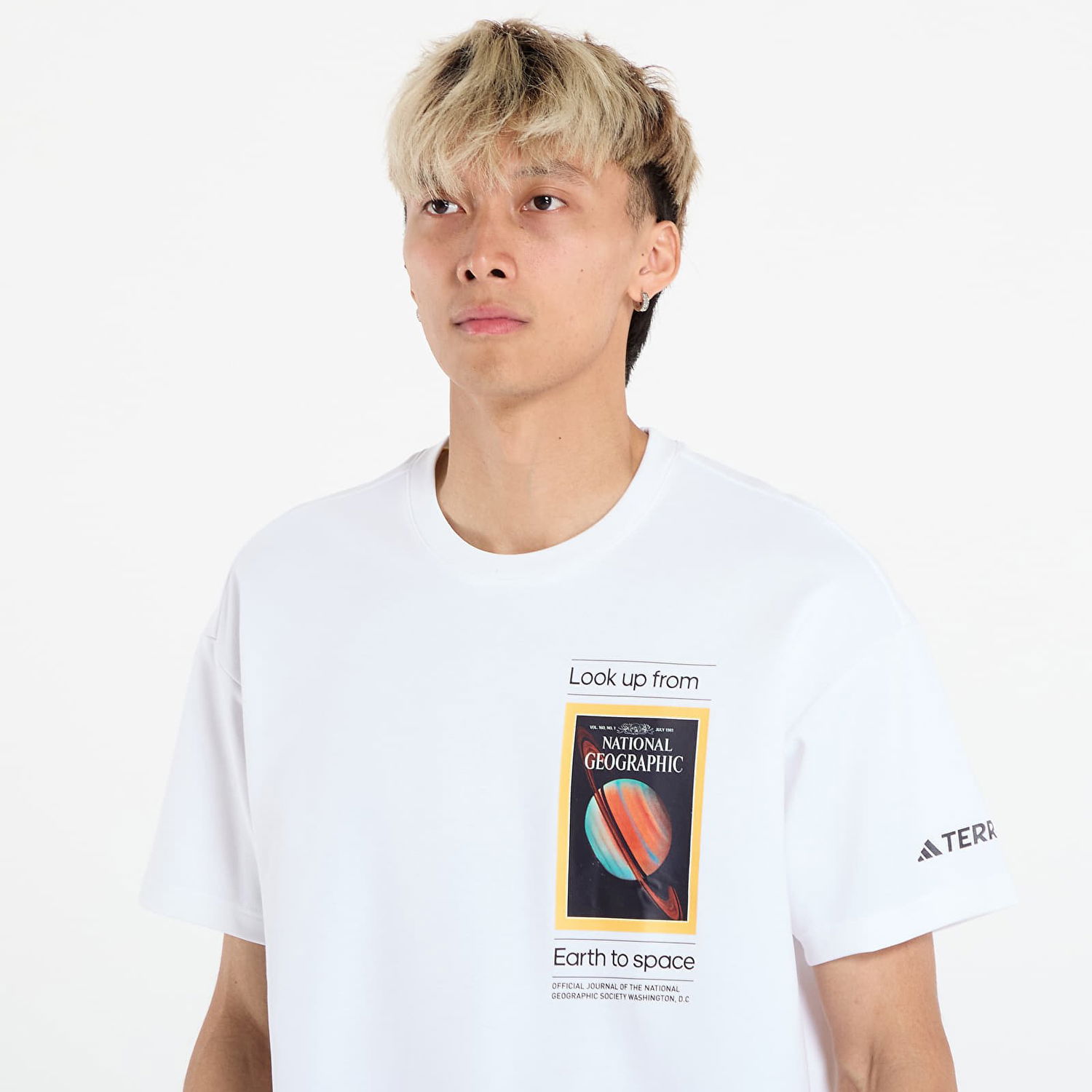 Majica kratkih rukava adidas Performance National Geographic AEROREADY Graphic Tee Bijela | KC2349, 1