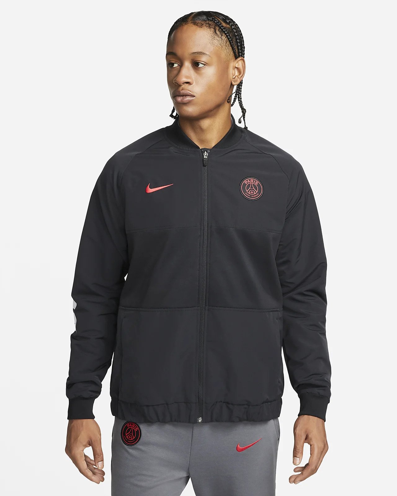 Jakna Nike Paris Saint-Germain Dri-FIT Football Tracksuit Jacket Crna | DB7819-014, 0