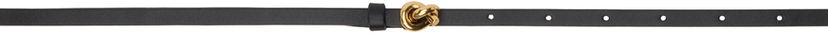 Pojasevi Bottega Veneta Knot Belt Crna | 776108 VALKO