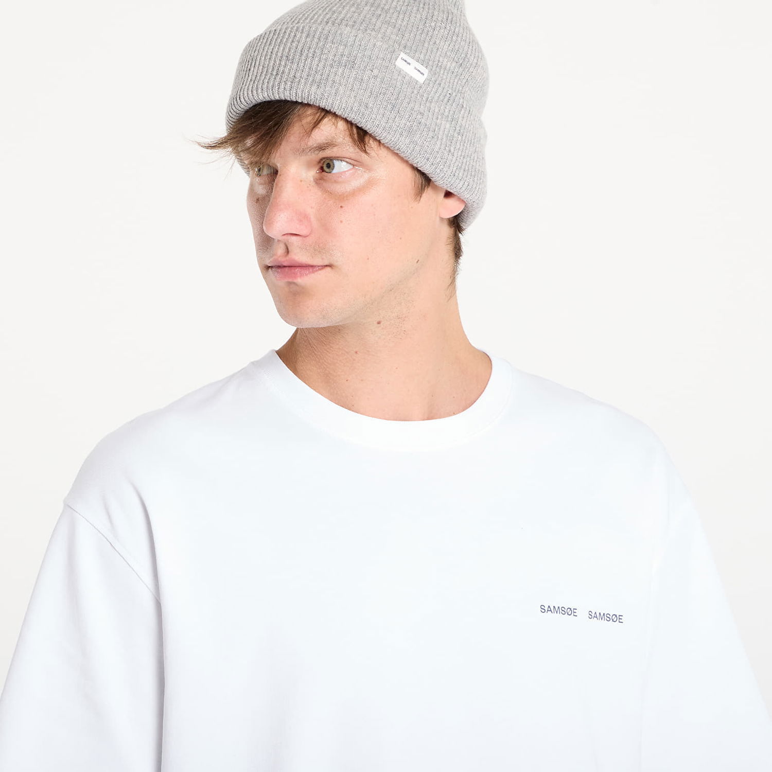 Majica kratkih rukava Samsoe Samsoe Samsøe Samsøe Saflorian T-Shirt Bijela | U25300007_CLR002385, 1