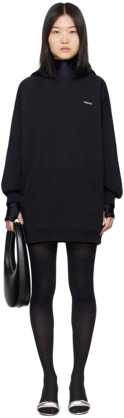 Dukserice Coperni Coperni Hooded Minidress Crna | COPJS62523