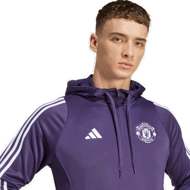 Dukserice adidas Originals Manchester United Training Hoodie Ljubičasta | jp3242, 3