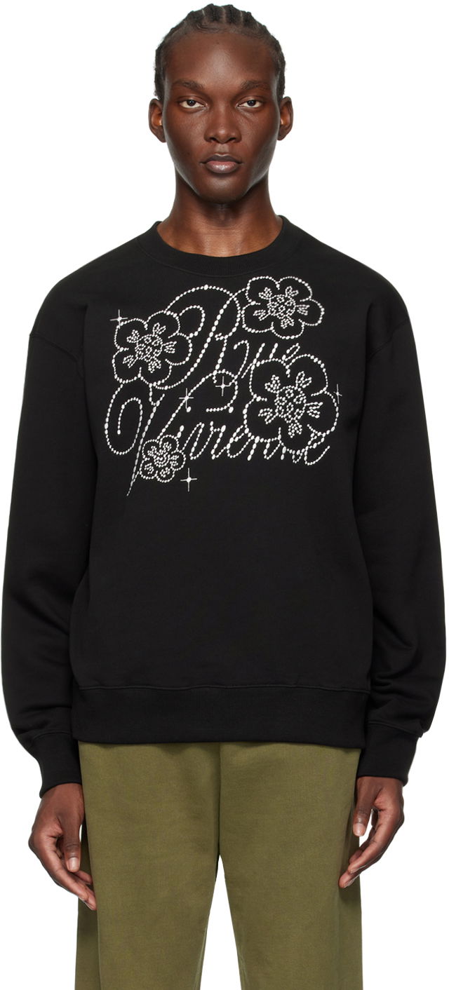 Dukserice KENZO Black Paris Constellation Sweatshirt Crna | FE65SW2284MG