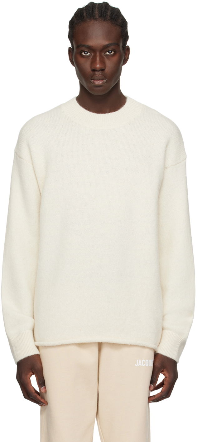 Džemper Jacquemus Les Classiques 'Le Pull ' Sweater "Off-White" Bež | 24E245KN295-2329