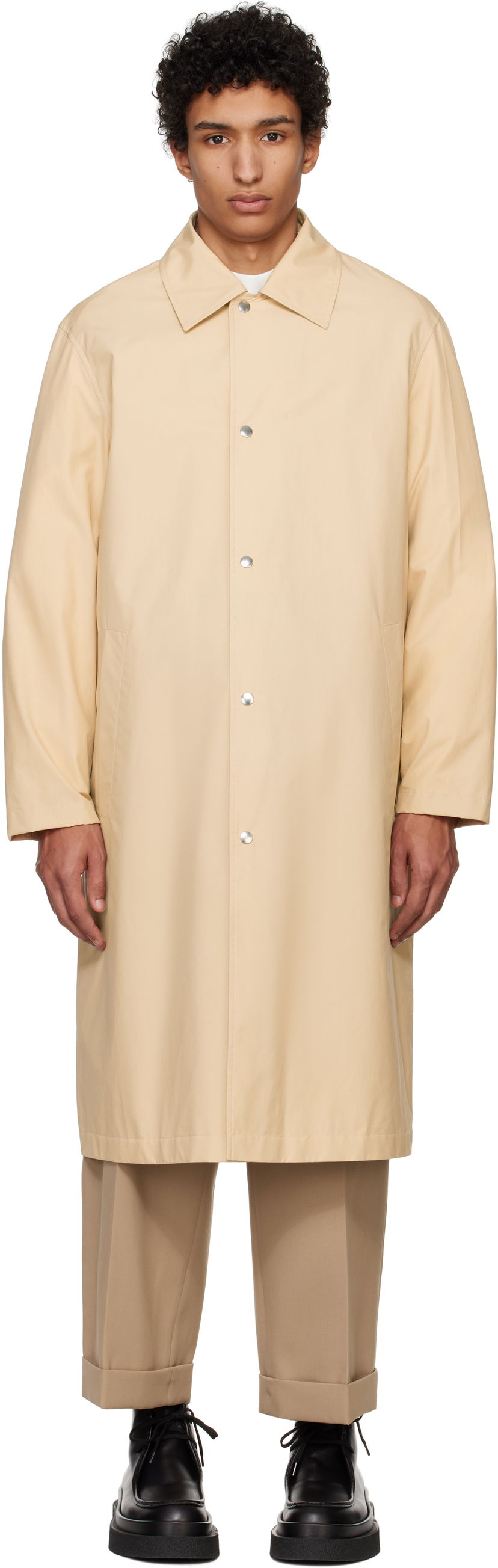Kabanica Jil Sander Jil Sander Sport Coat Bež | J23AA0007_J45026