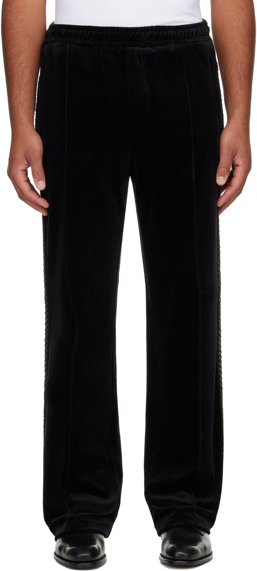 Trenirka Andersson Bell Velvet Track Pants Crna | apa854u
