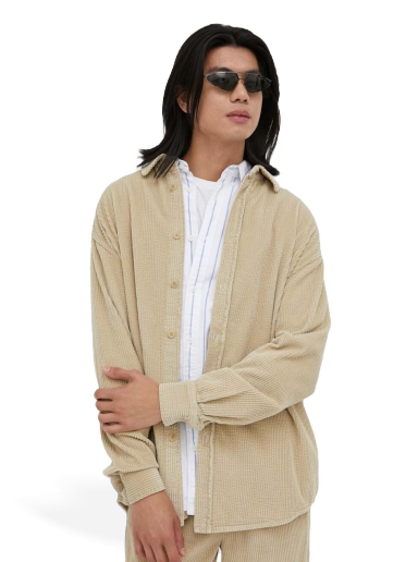 Košulja American Vintage Corduroy Shirt Bež | MPADO06