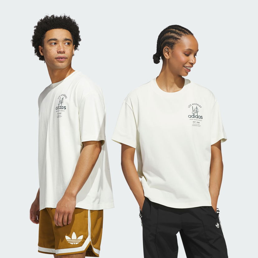 Majica kratkih rukava adidas Performance Sports Design GFX Tee Bijela | JW6643