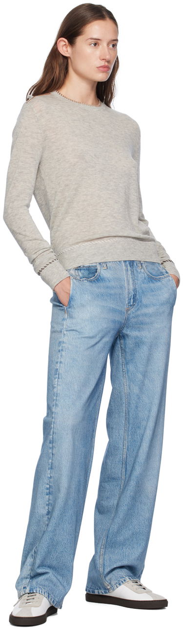 Džemper rag & bone rag & bone Indie Crewneck Sweater Siva | WAS24F045BG45, 3