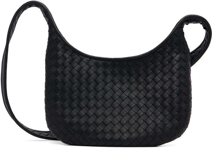 Torba za rame Bottega Veneta Bottega Veneta Small Veneto Shoulder Bag Crna | 836918V5RI18803