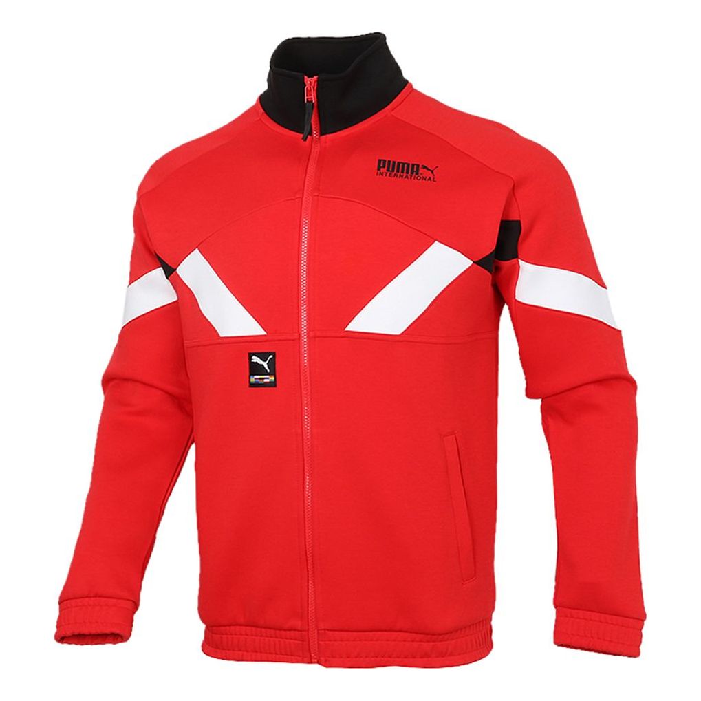 Bomber jakna Puma International Game Double Knit Track Jacket Crvena | 531339-11, 0