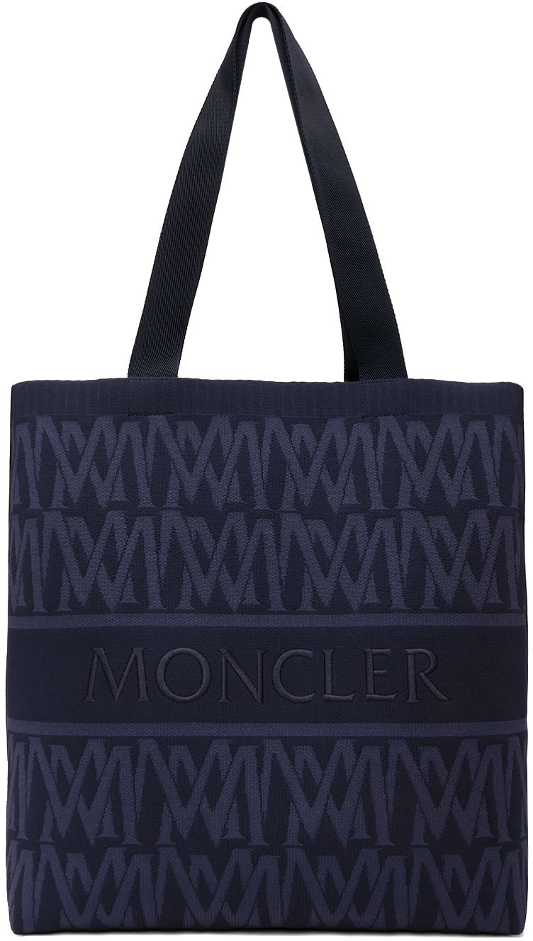 Tote bag Moncler Navy Knit Tote Tamnoplava | J109A5D00010M4078