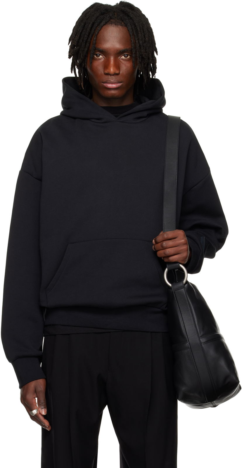 Dukserice Fear of God Fear of God ESSENTIALS Classic Hoodie Crna | 192AS252050F