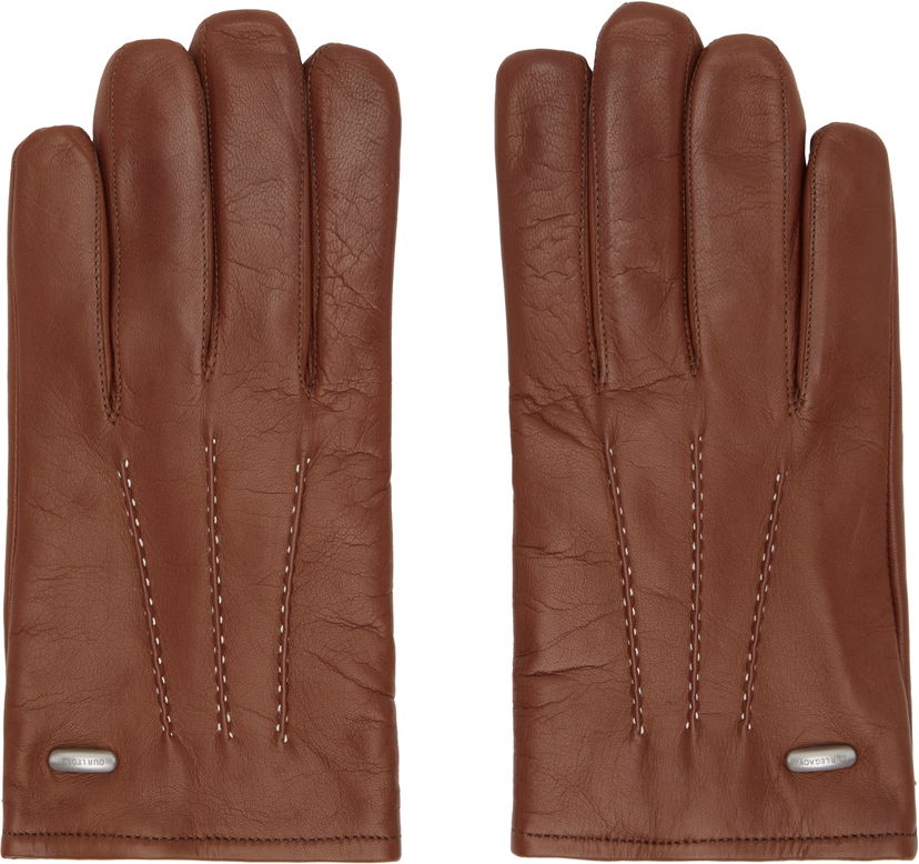 Rukavice OUR LEGACY OUR LEGACY Piped Seam Leather Gloves Smeđa | A4258HA