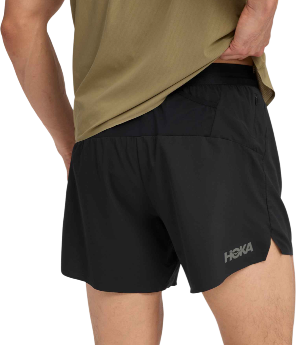 Kratke hlače Hoka One One Hoka Glide 5" Shorts with Brief Crna | 1176971-blk, 1