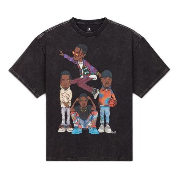 Majica kratkih rukava Converse Gilgeous-Alexander Player T-Shirt Crna | 10024969-A01