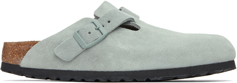 Odjeća Birkenstock Birkenstock Boston Soft Footbed Slip-on Loafers Siva | 1029801