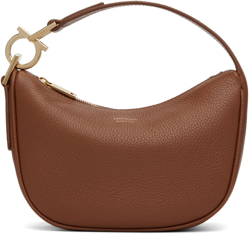 Torba za rame FERRAGAMO Ferragamo North-South XS Shoulder Bag Smeđa | 785985