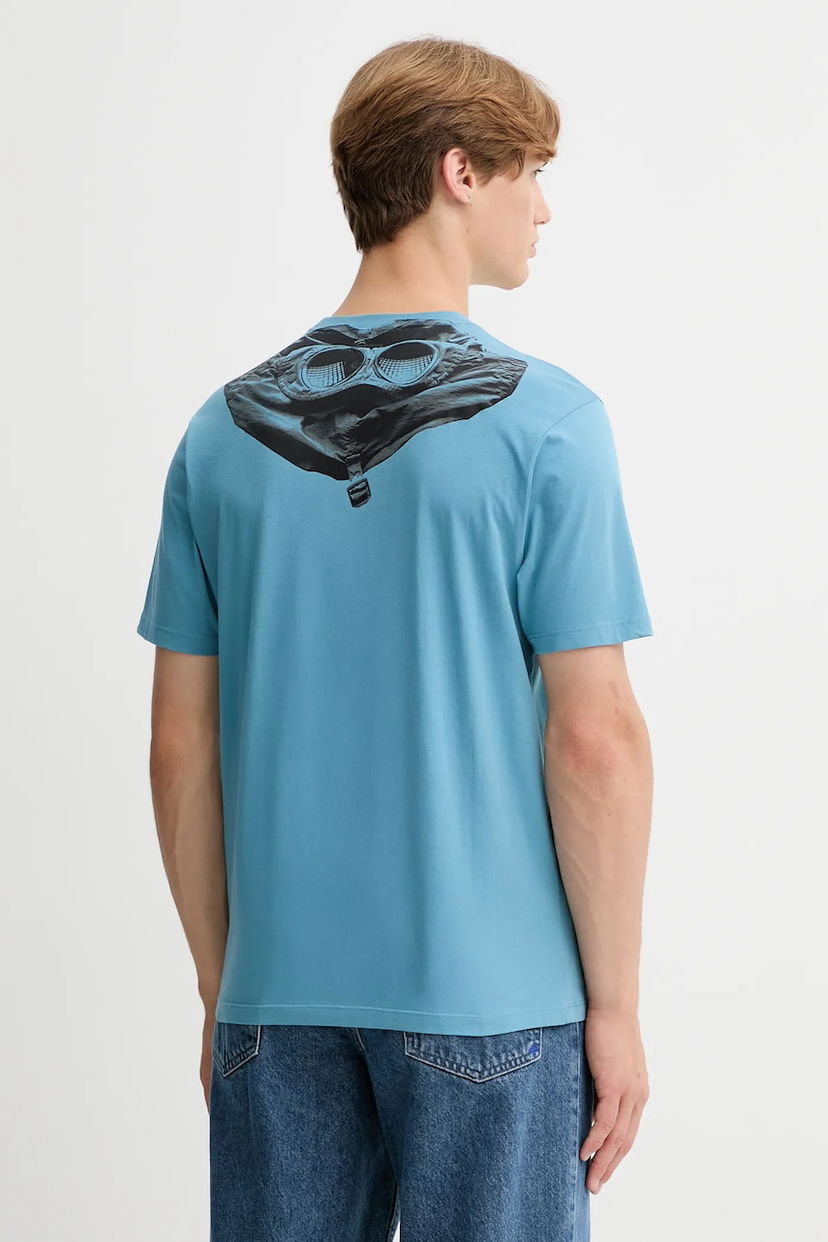 Majica kratkih rukava C.P. Company C.P. Company Goggle Print T-Shirt Plava | 19CMTS725A005100W