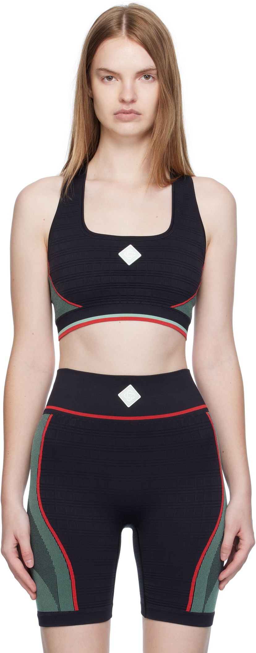Grudnjak Casablanca Casablanca Seamless Sports Bra Crna | WPF25-ACT-029-01
