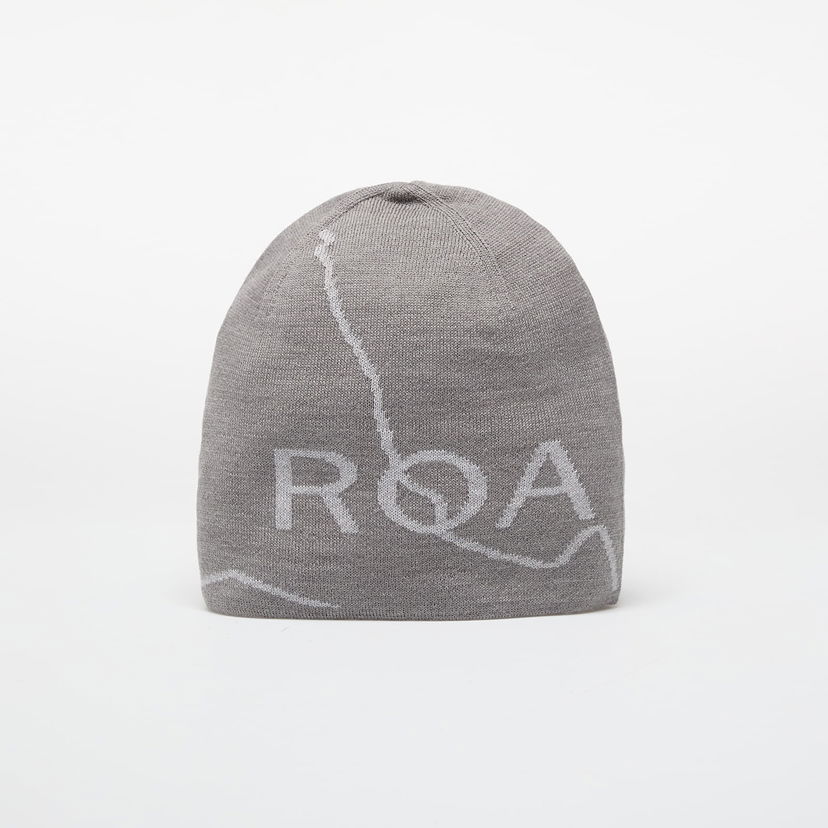 Kapica ROA ROA Logo Wool Beanie Siva | RBUW288YA12 GRY0001