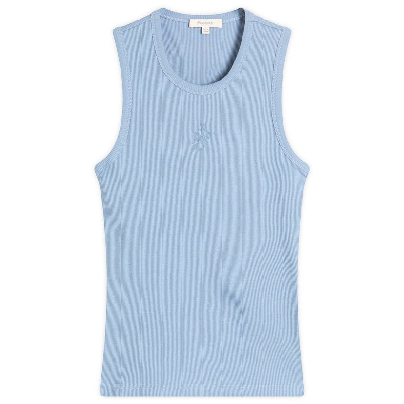 Majica bez rukava JW Anderson JW Anderson Anchor Embroidery Vest, Size Large Plava | JO0248-PG1717-768