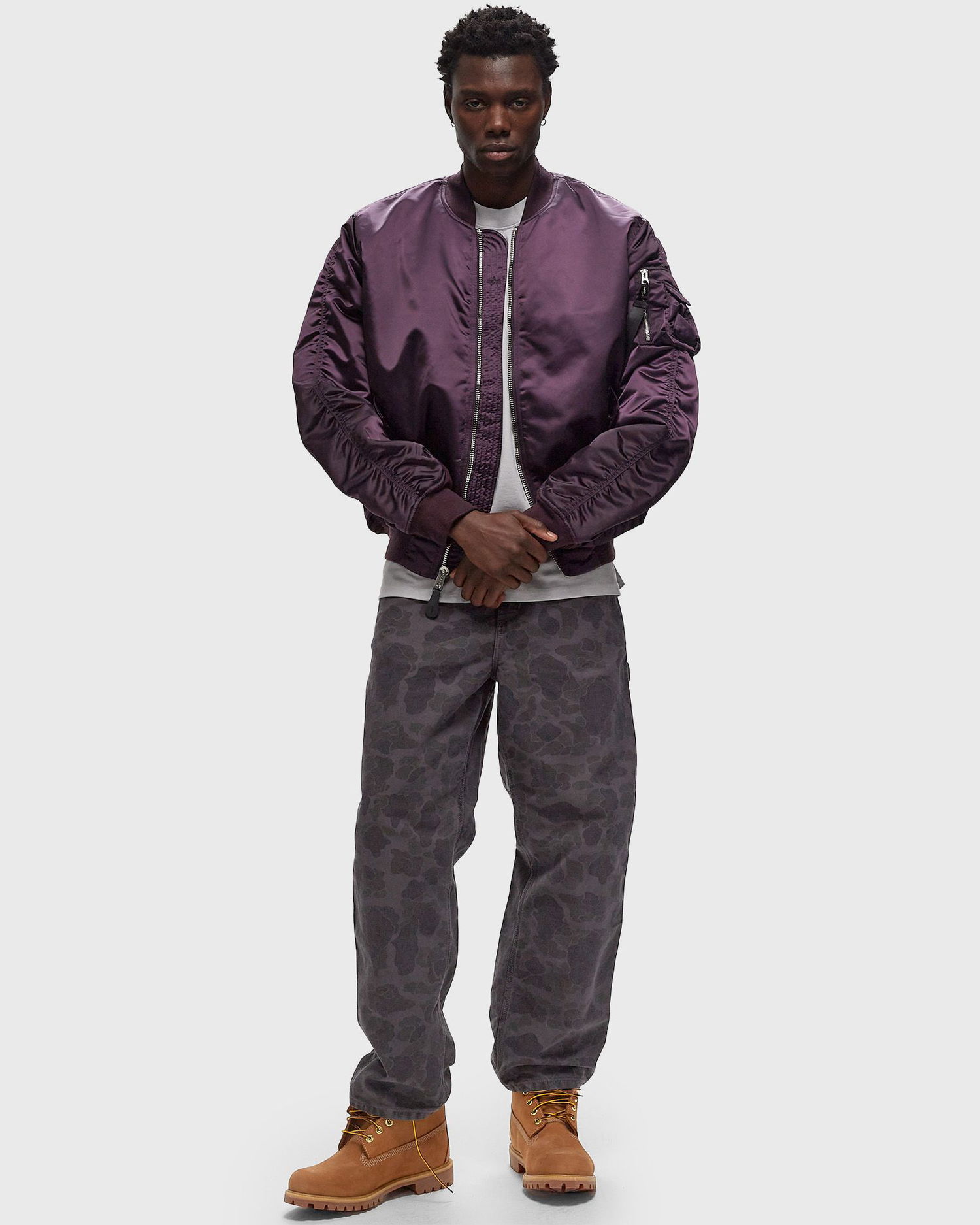 Bomber jakna Alpha Industries Bomber Jacket Men Size Ljubičasta | 146115UV-719, 1