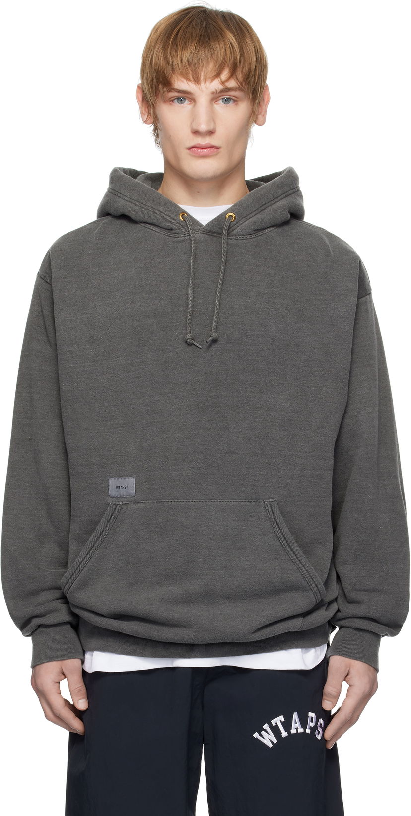 Dukserice WTAPS WTAPS Cut & Sewn 17 Hoodie Siva | 242ATDT-CSM17