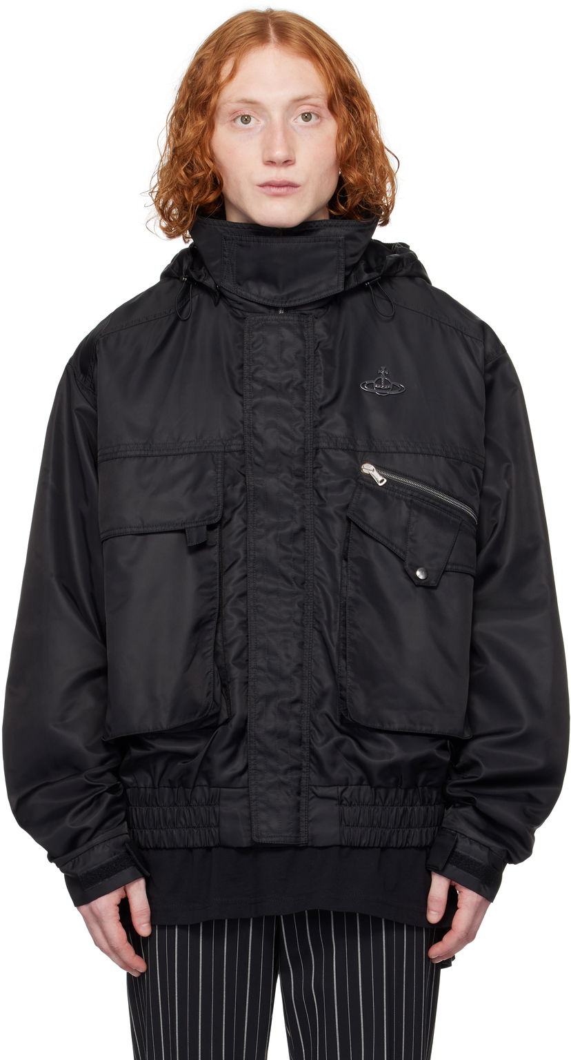 Vjetrovka Vivienne Westwood Vivienne Westwood Nevada Bomber Jacket Crna | 2203000I-W00YU-
