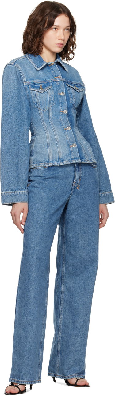 Jakna Ksubi Cinched Crop Tru Vintage Denim Jacket Plava | WPF25JK005, 3