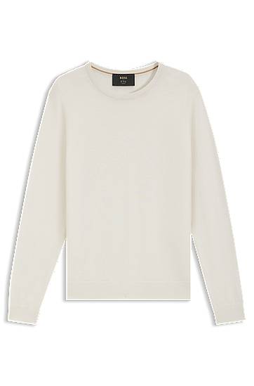 Džemper BOSS Regular-fit cashmere sweater Bijela | 50500698