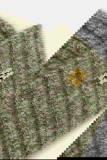 Kapica GANNI Ribbed Melange Brushed Mohair Beanie Višebojno | A7097, 2