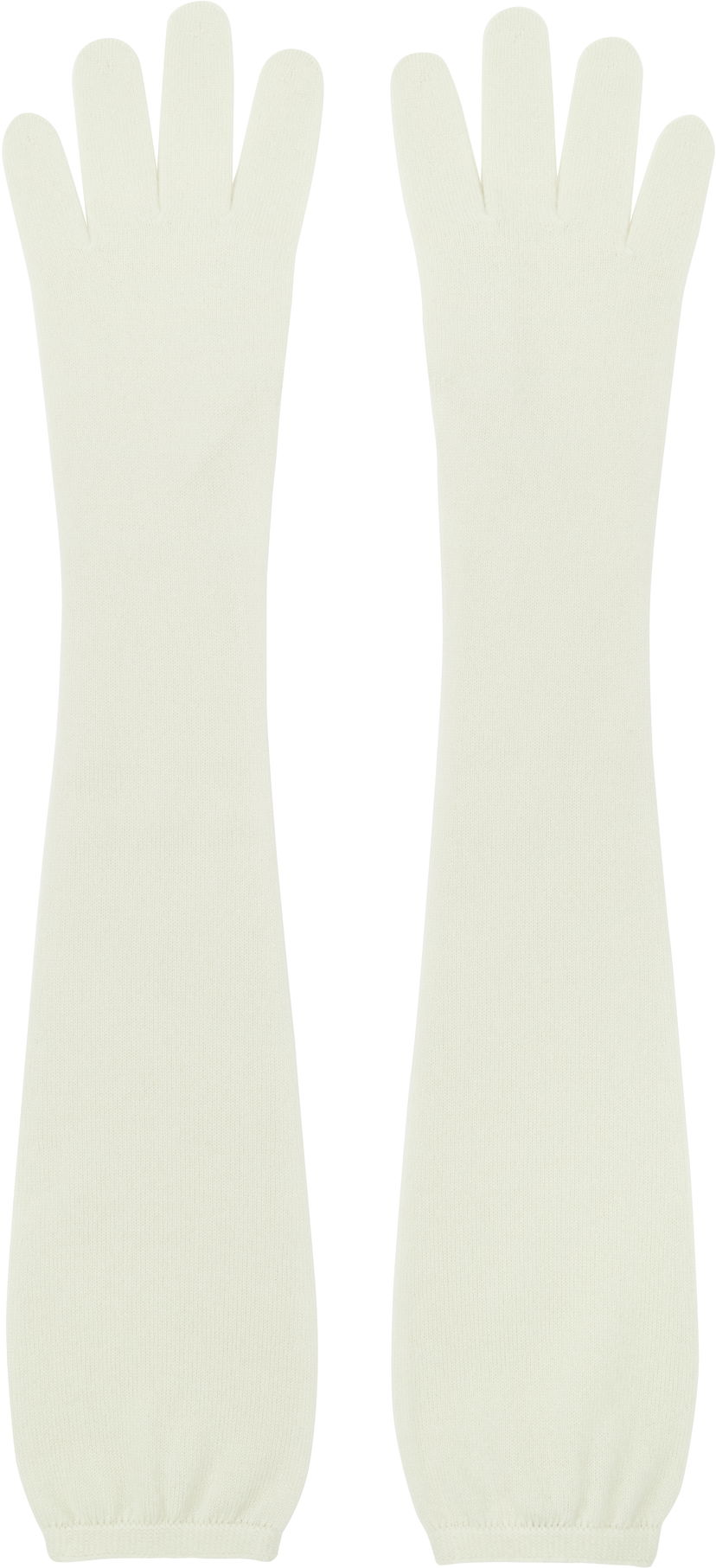 Rukavice The Row Ivot Knit Gloves Bijela | 8564-Y556