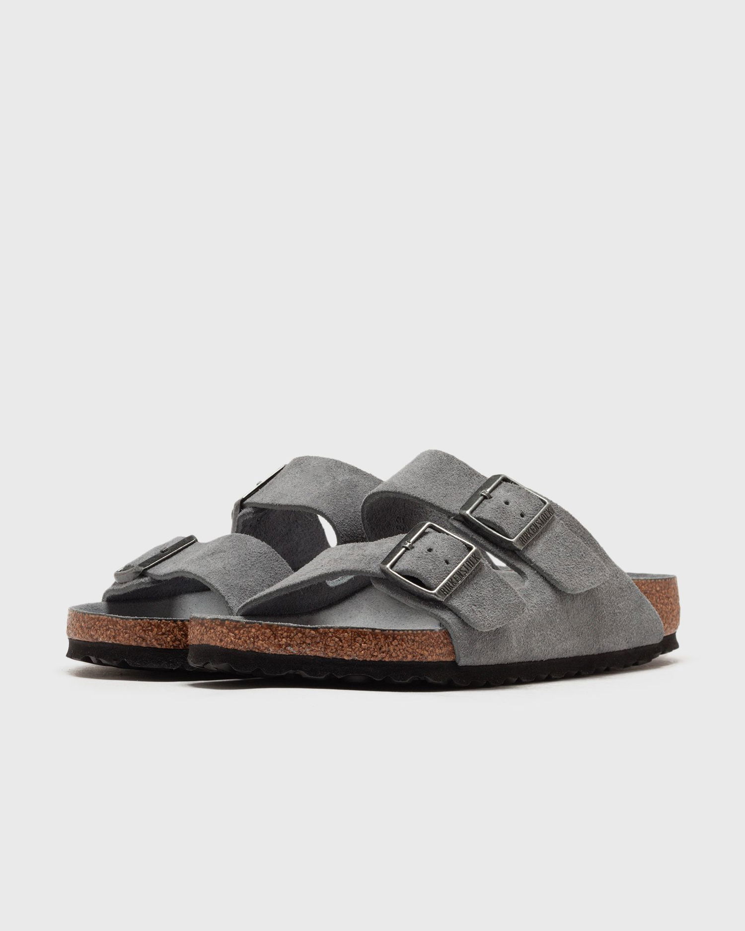 Tenisice i cipele Birkenstock Arizona Soft Footbed Suede Slides Siva | 1030860, 1
