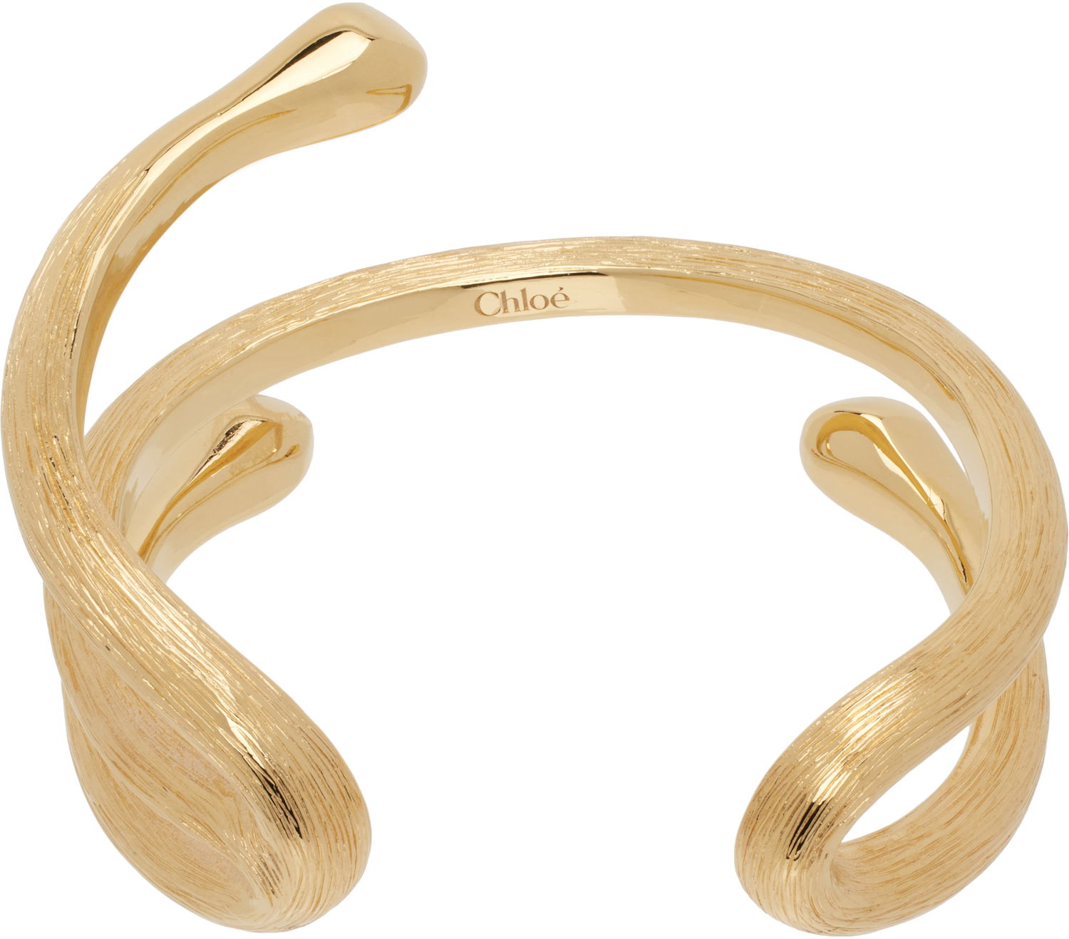Prsten CHLOÉ Eclectic Gold Cuff Bracelet Metalik | CHC25SFB46CB7, 1