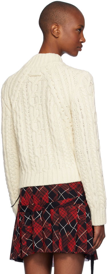 Džemper Jean Paul Gaultier Jean Paul Gaultier Aran Knit Sweater Bijela | 24/31-F-PL055-M080-64, 2