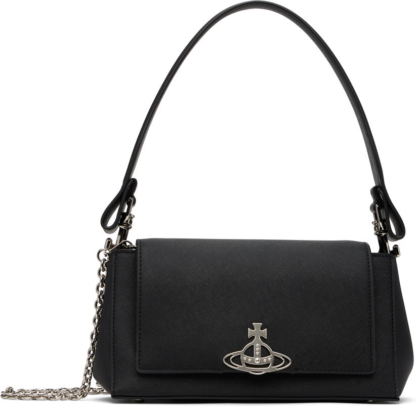 Torba za rame Vivienne Westwood Vivienne Westwood Medium Hazel Shoulder Bag Crna | 46020001W-S0021-