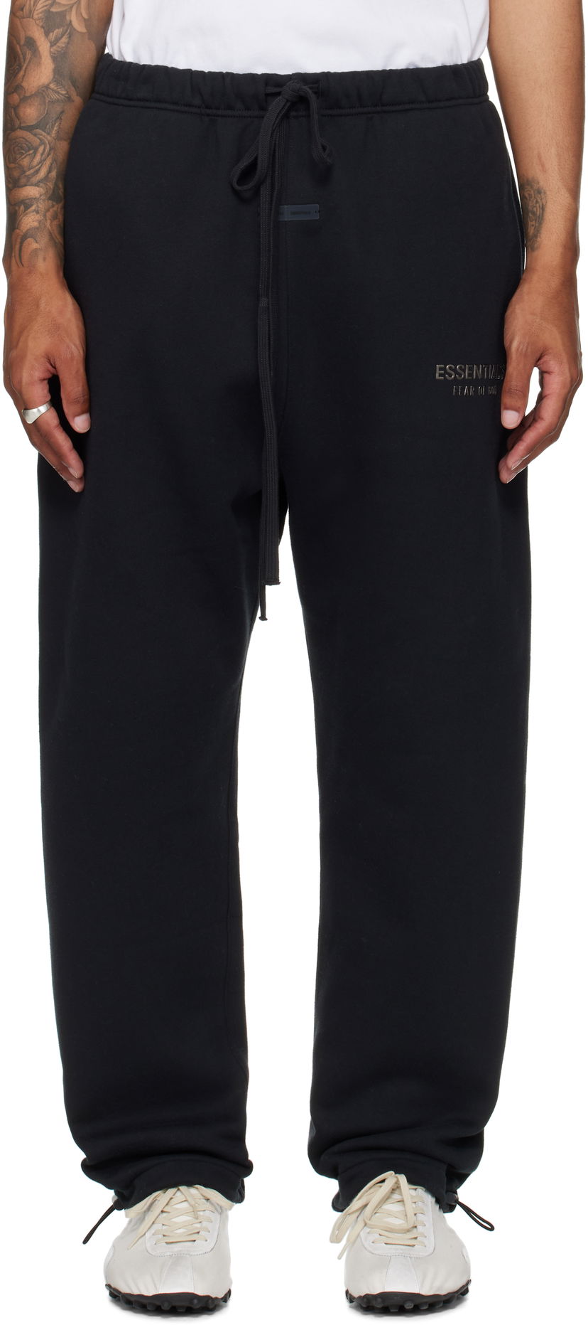 Trenirka Fear of God Fear of God ESSENTIALS Relaxed Fleece Sweatpants Crna | 130SP258220F