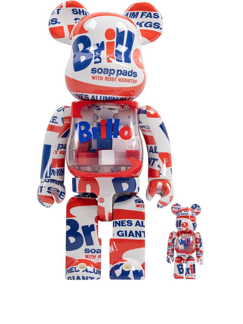 Kolekcionarsko Medicom Toy Andy Warhol Brillo Be@rbrick 100% and 400% figure set - Red Višebojno | MEDI294420850514