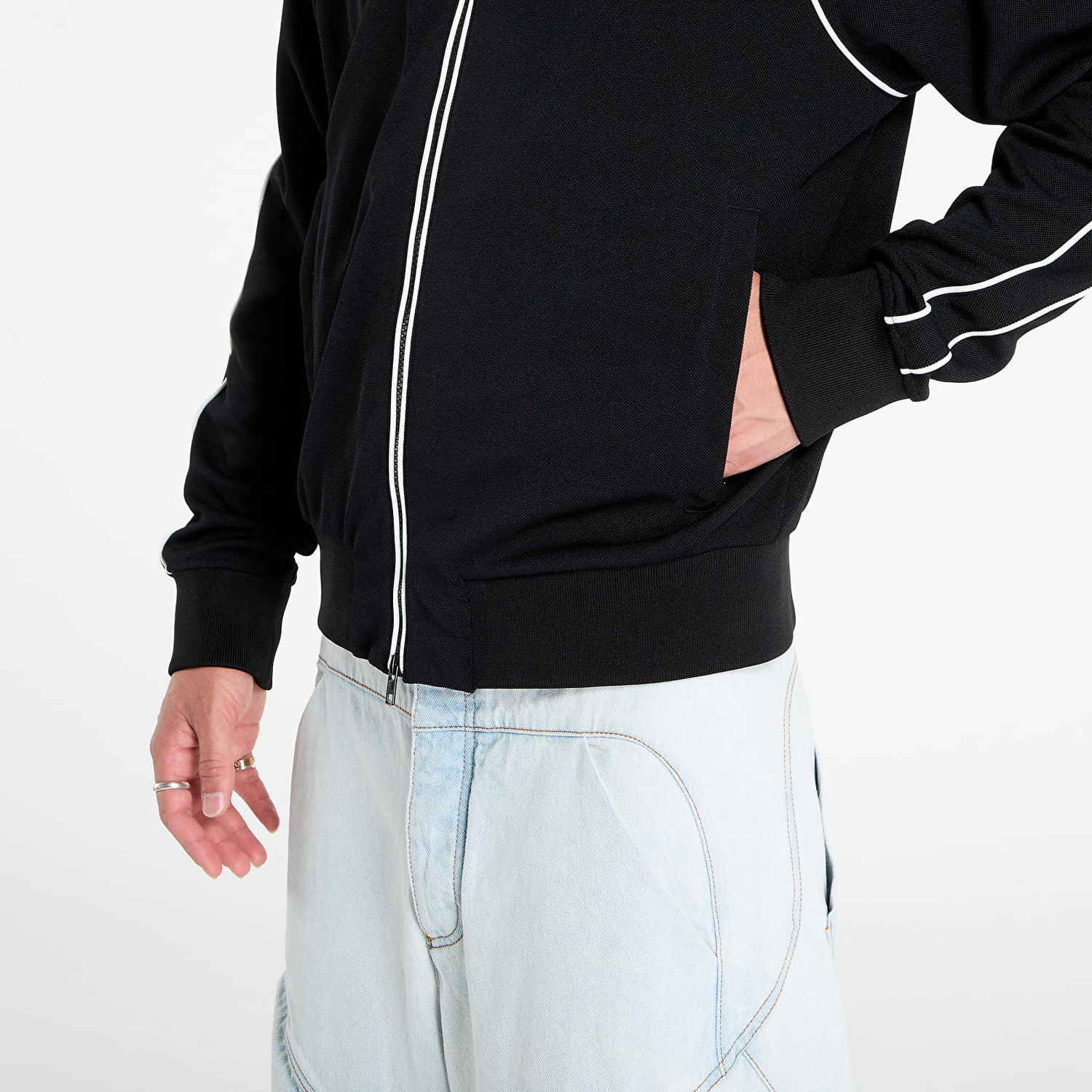 Dukserice KENZO KENZO Zip Up Sweatshirt Crna | FF65SW5534IK.99J, 1