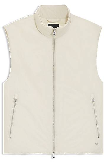 Prsluk BOSS Water-repellent Gilet with Down Filling Bež | 50549189