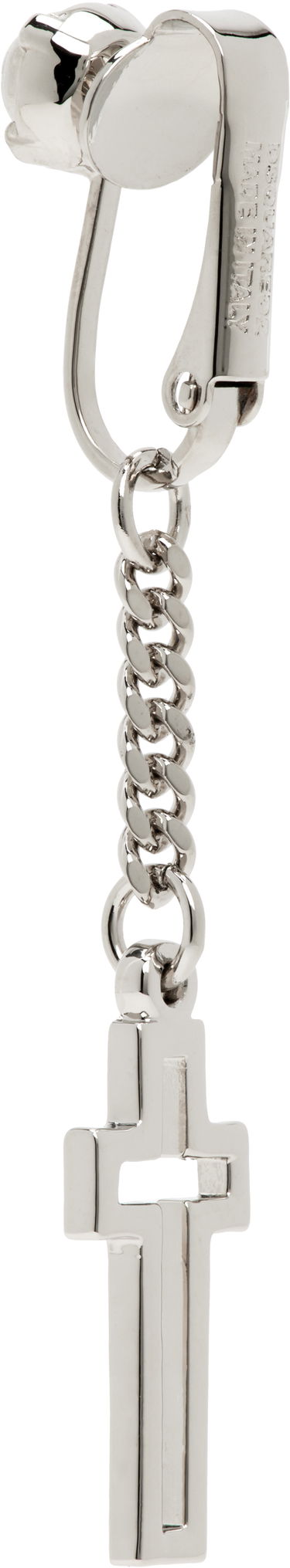 Naušnice DSQUARED2 Dsquared2 Clip-On Cross Earring Metalik | ERM0064_37201104_F124, 1